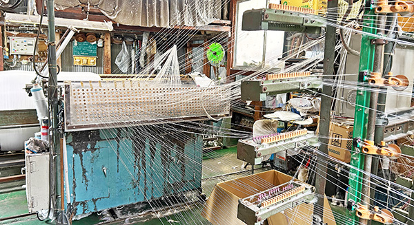 中原ニットの工場の様子
