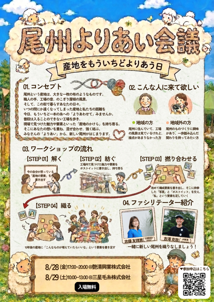 尾州よりあい会議 チラシ裏面